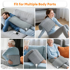Coussin Chauffant Électrique – 9 Niveaux de Chaleur, Minuterie, Dos, Nuque & Épaules