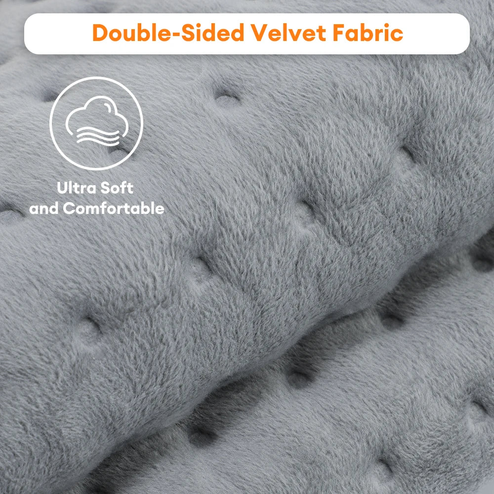 Coussin Chauffant Électrique – 9 Niveaux de Chaleur, Minuterie, Dos, Nuque & Épaules