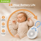 Machine à Bruit Blanc Bébé – 20 Sons Apaisants, Portable & Rechargeable